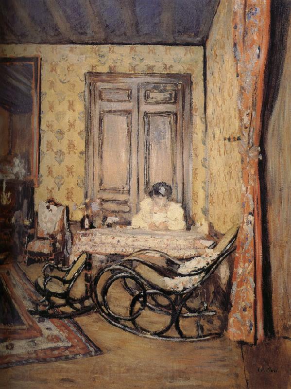 Edouard Vuillard Indoor rocking chair Germany oil painting art